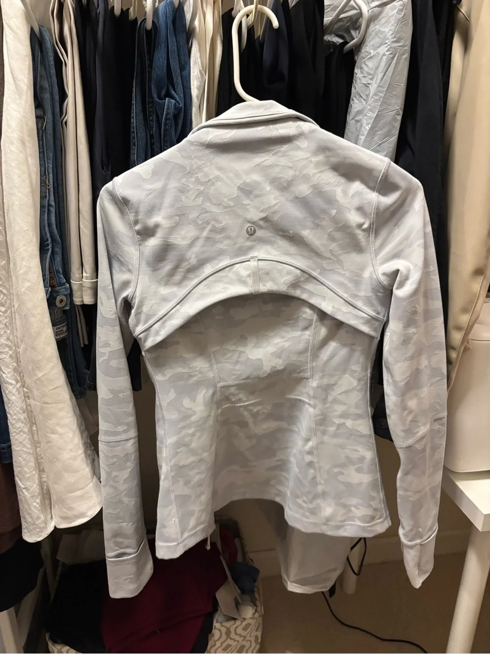 Lululemo Gray Camo Define Jacket